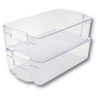 Organiser voor de koelkast Mondex Transparant 37 x 21,5 x 10 cm - thumbnail