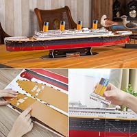 Revell 3d puzzel bouwpakket - rms titanic - thumbnail