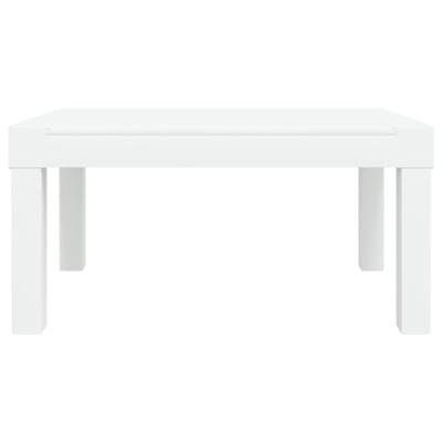 3-delige Loungeset met kussens PP wit 3-delige Loungeset met kussens PP wit