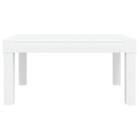 3-delige Loungeset met kussens PP wit - thumbnail