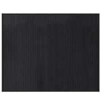 Vloerkleed rechthoekig 80x100 cm bamboe zwart - thumbnail