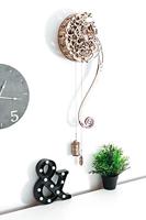 Pendulum modelbouwpakket klok hout - thumbnail