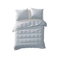 Yellow Yellow Chambray Dekbedovertrek 200x200/220 Providence Blue - thumbnail