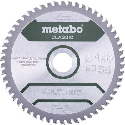 Metabo Accessoires Cirkelzaagblad | Multi Cut Classic | 160x20mm | Z42 FZ/TZ 10°/B - 628658000