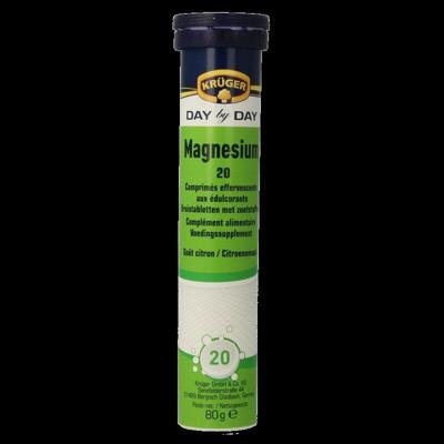 Kruger Magnesium bruistablet 20 Stuks Kruger Magnesium bruistablet 20 Stuks