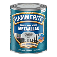 Hammerite Metaallak Direct over Roest Structuur - F315 Zilvergrijs - thumbnail