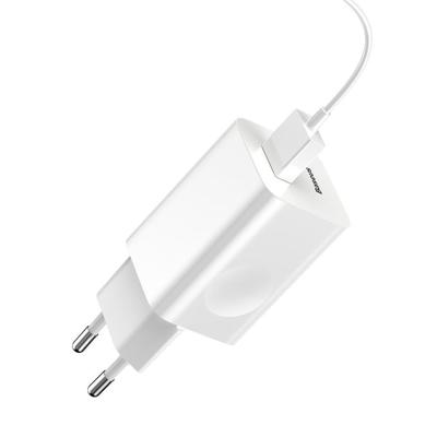Snellader Baseus Charging Quick Charger USB 3.0 - wit