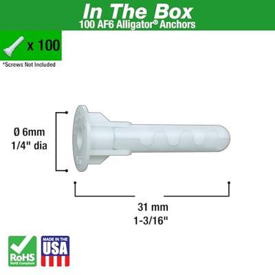 Toggler alligatorplug AF6 (100st)