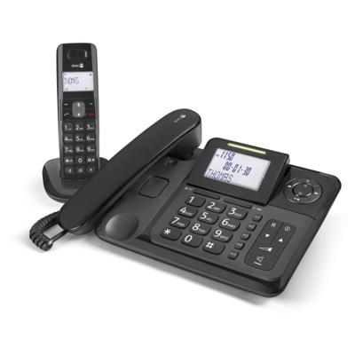 Doro 6052 Comfort 4005 Combo draadloze telefoon met oproepherkenning en antwoordapparaat zwart