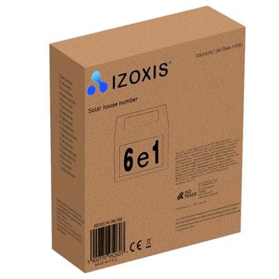 Solar Huisnummer met Verlichting Solar Huisnummer met Verlichting