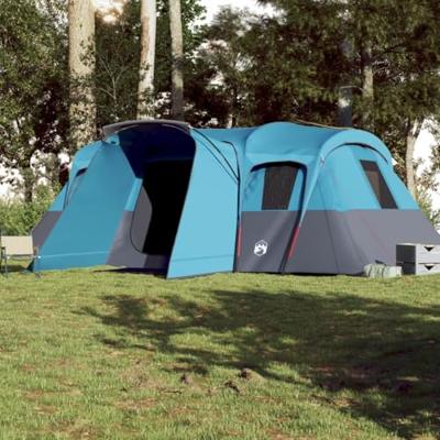 VidaXL Tunneltent 16-persoons waterdicht blauw VidaXL Tunneltent 16-persoons waterdicht blauw