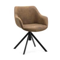 Eleonora Eetkamerstoel 'Menno' kleur bruin - thumbnail