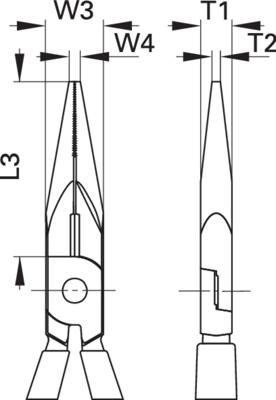 Gedore Telefoontang 160 MM - 6719240