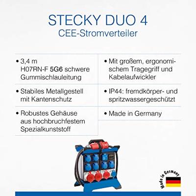 AS Schwabe Stecky DUO 4 60934 CEE-stroomverdeler 400 V 32 A