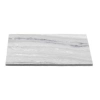 Sareva serveerplank 21x29cm - marmer - wit - thumbnail