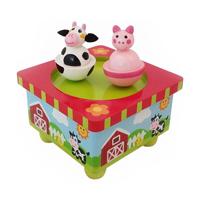 Muziekdoosje Dansende koe & varken - thumbnail