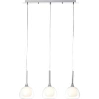 Brilliant Eetkamer hanglamp Hadan chroom met helder glas 85573/15 - thumbnail