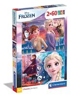 Clementoni puzzel disney frozen 2, 2x60st. - thumbnail