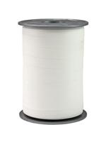 Krullint 10mm x 200 meter Opak kleur wit milk 600 - thumbnail
