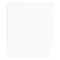 Tv-meubel met deur 102x30x36 cm wit - thumbnail