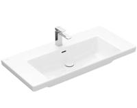Wastafel Villeroy & Boch Subway 3.0 Met CeramicPlus 1 Kraangat Met Overloop 100x47x16.5 cm Stone White - thumbnail