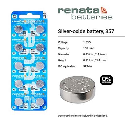 Renata batterij knoopcel SR44W 1.55V Renata batterij knoopcel SR44W 1.55V