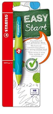 STABILO EASYergo 1.4, ergonomische vulpotlood, rechtshandig, limoen/aquamarine, per stuk STABILO EASYergo 1.4, ergonomische vulpotlood, rechtshandig, limoen/aquamarine, per stuk