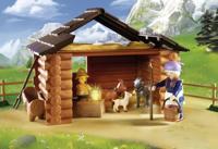 Heidi - Peter met grootmoeder bij de geitenstal - thumbnail