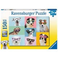Ravensburger XXL puzzel grappige honden - 150 stukjes - thumbnail