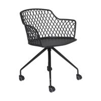 Bureaustoel Leon - zwart - 80x62.5x55.5 cm - thumbnail