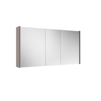 Saniclass Prime Spiegelkast - 120x63x16cm - inclusief zijpanelen - taupe SW1212818/SW910736