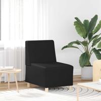 Sofa Stoel Zwart 55 x 74 x 82 cm Kunstleer - thumbnail