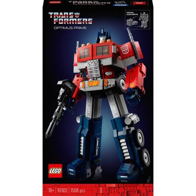 LEGO Icons 10302 Optimus Prime Transformers Autobot Robot Minifiguur Model Vrachtwagen LEGO Icons 10302 Optimus Prime Transformers Autobot Robot Minifiguur Model Vrachtwagen