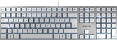 CHERRY KC 6000C FOR MAC toetsenbord Universeel USB AZERTY Frans Zilver