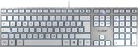 CHERRY KC 6000C FOR MAC toetsenbord Universeel USB AZERTY Frans Zilver - thumbnail