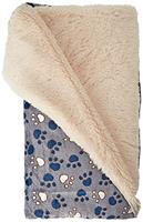 TRIXIE DEKEN TAMMY BLAUW / BEIGE 150X100X2 CM - thumbnail