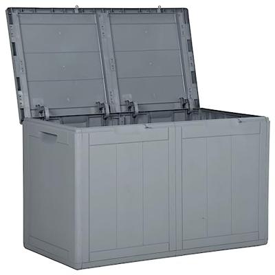 Tuinbox 180 L PP houtlook grijs