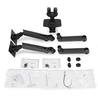 Ergotron LX Dual Arm Side by Side Desk Mount Monitor-tafelbeugel 2-voudig 38,1 cm (15) - 68,6 cm (27) Zwart In hoogte verstelbaar, Draaibaar, Kantelbaar, - thumbnail