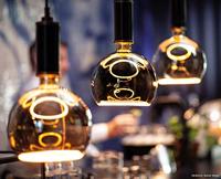 LED Lamp Globe Smokey Grey ⌀300mm 8W 350 lumen 1900K E27 dimbaar 55060 - thumbnail