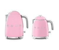 Smeg KLF05PKEU jaren &apos;50 waterkoker, roze - thumbnail