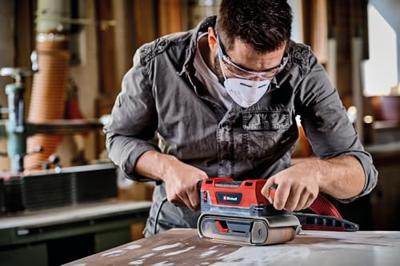 Einhell TE-BS 850 E Bandschleifer 4466245 Bandschuurmachine 850 W Bandbreedte 75 mm Bandlengte 533 mm