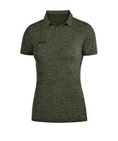 JAKO 6329D Polo Premium Basics Dames - Kaki Gemeleerd - 38 - thumbnail