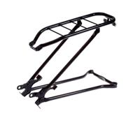 Steco bagagedrager 28" tour met klapstandaard zwart glans - thumbnail