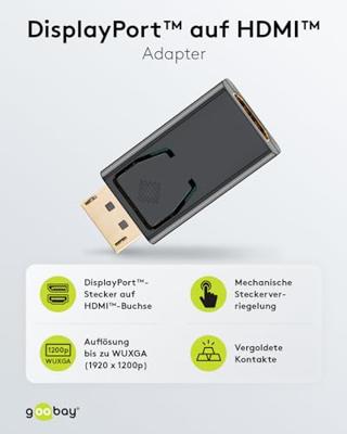 goobay Adapter DisplayPort > HDMI