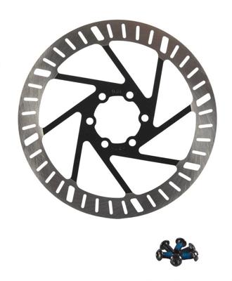 Elvedes Primax e schijfrem rotor ø160x1.85mm, zilver (oa: vanmoof s/x en cowboy)