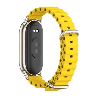 Ocean siliconen bandje - Geel - Xiaomi Smart Band 8 & 9 Ocean siliconen bandje - Geel - Xiaomi Smart Band 8 & 9