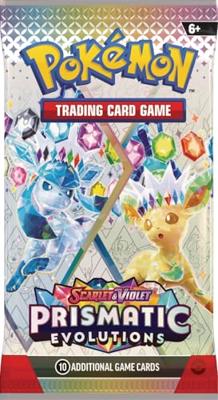 Pokemon TCG Scarlet & Violet Prismatic Evolutions Booster Bundle (6 Booster Packs)