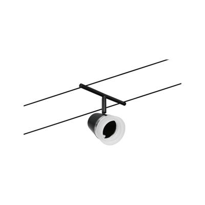 Paulmann WireDC Spot Cone 12V-kabelsysteem lamp GU5.3 Zwart (mat), Chroom Paulmann WireDC Spot Cone 12V-kabelsysteem lamp GU5.3 Zwart (mat), Chroom