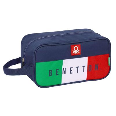 Reisschoenenrek Benetton Flag Marineblauw 29 x 15 x 14 cm Reisschoenenrek Benetton Flag Marineblauw 29 x 15 x 14 cm