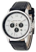 Horlogeband Michael Kors MK8073 Leder Zwart 24mm - thumbnail
